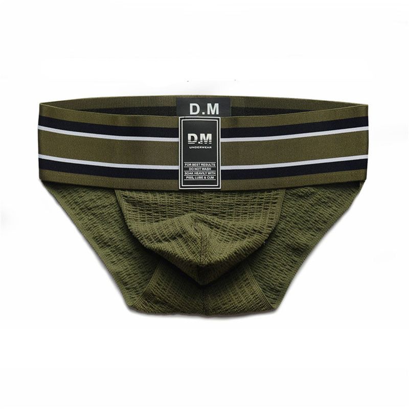 Male Ropa Interior Hombre Width Belt Sexy Men Gay Briefs Men Underpants Jockstrap Slip Homme Calzoncillos