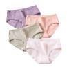 Women Fashiond Waist Elastic Solid Color Simple Breathable Modal Underwear