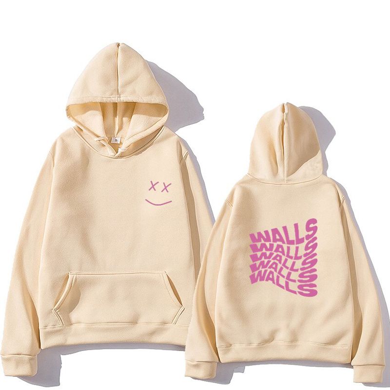 Winter Fashion Merch Men's Hoodies Louis Tomlinson Smiley Face Hoodie Male Harajuku Streetwear Clothes Unisex