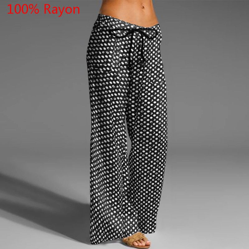 Celmia Oversized Women Vintage Wide Leg Pants Autumn Linen Palazzo Fashion Long Trouser Casual Elastic Waist Solid Pantalon