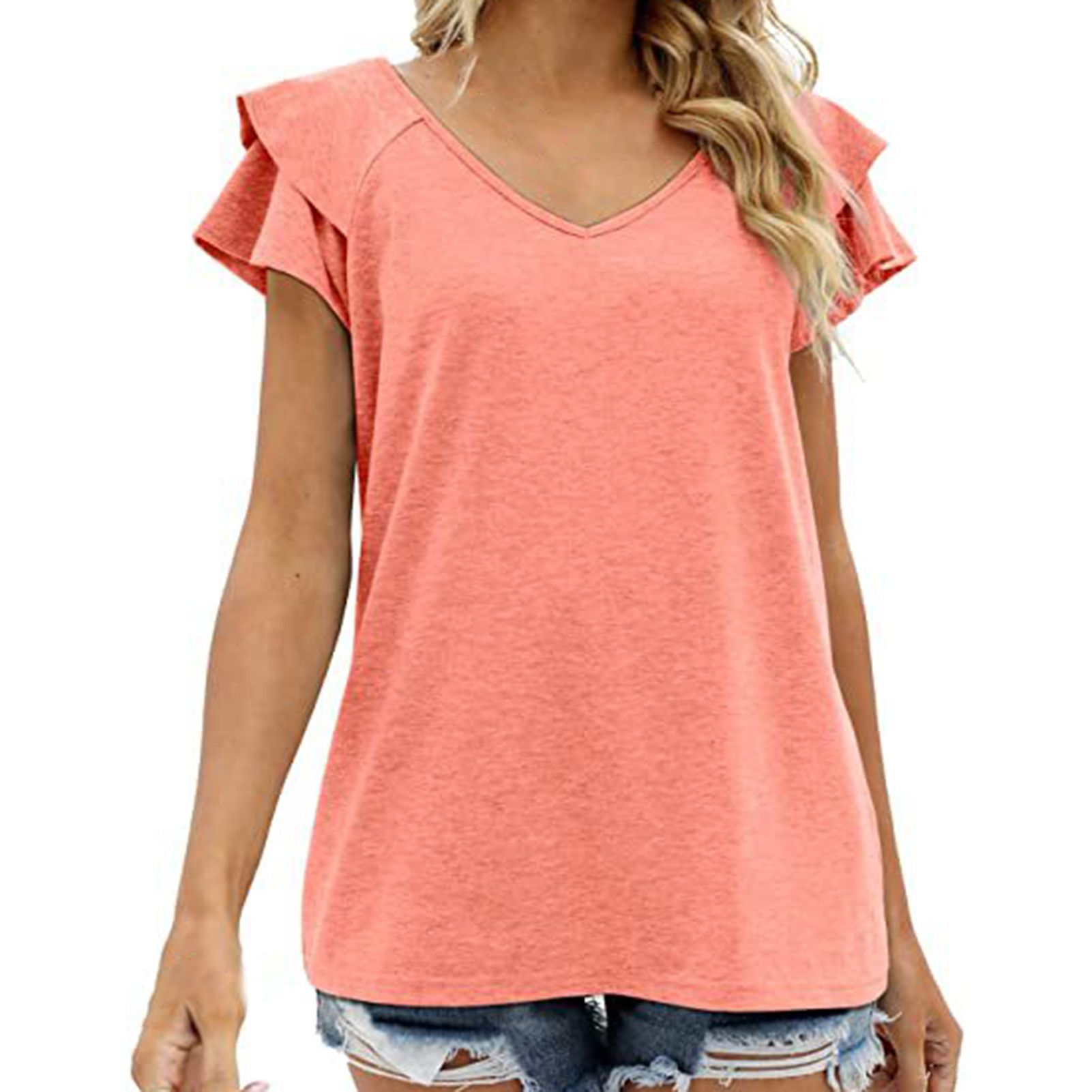 Summer Blouse Sweet Wear-resistant Summer Blouse