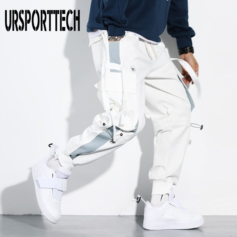 Streetwear Pockets Boys Men's Jogger Pants Hop Sweatpants Joggers Trousers Tactical Mens Pants Cargo Harem Pants Men Clothes