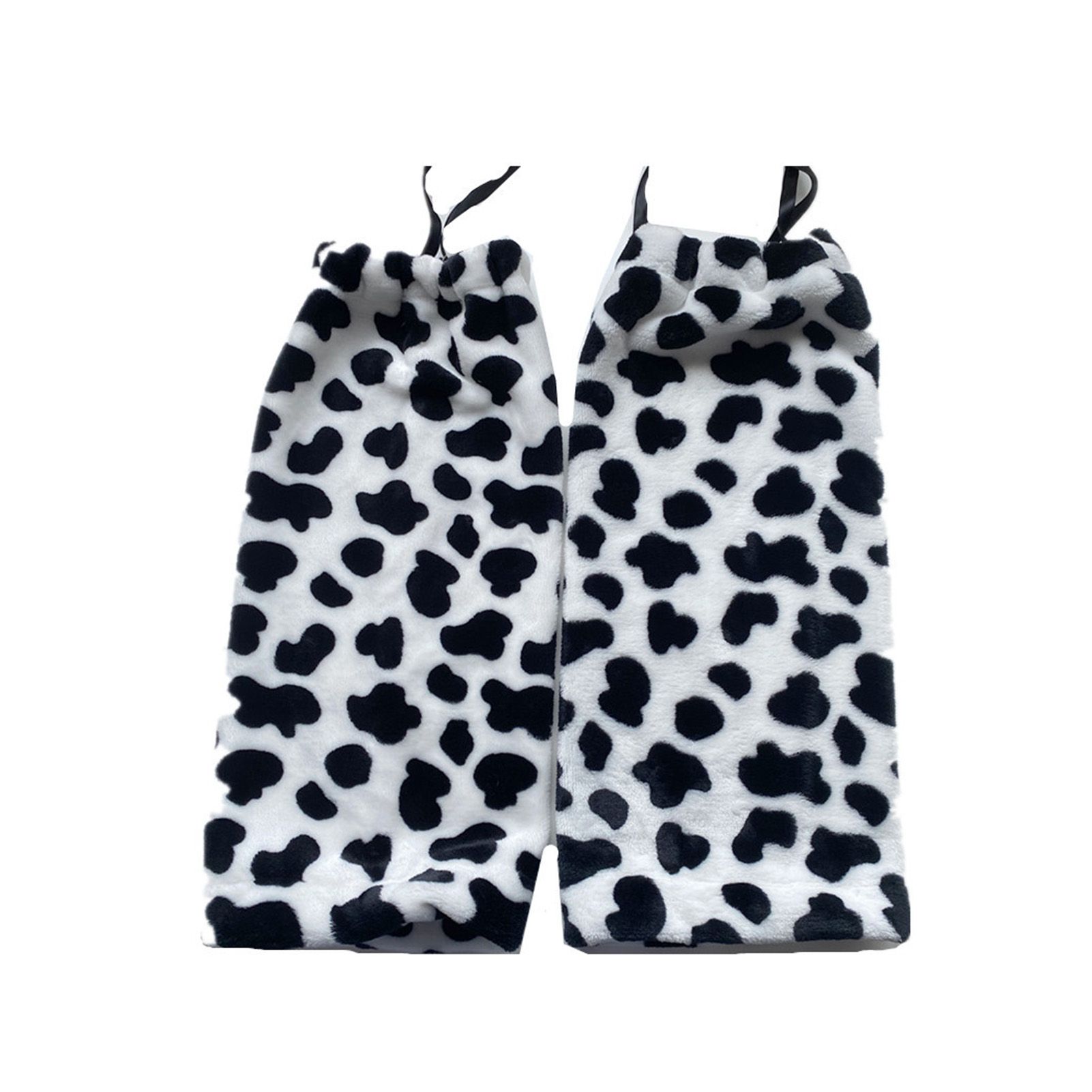 Girls Leg Warmers Cow Pattern Cow Pattern Plush Leg Socks