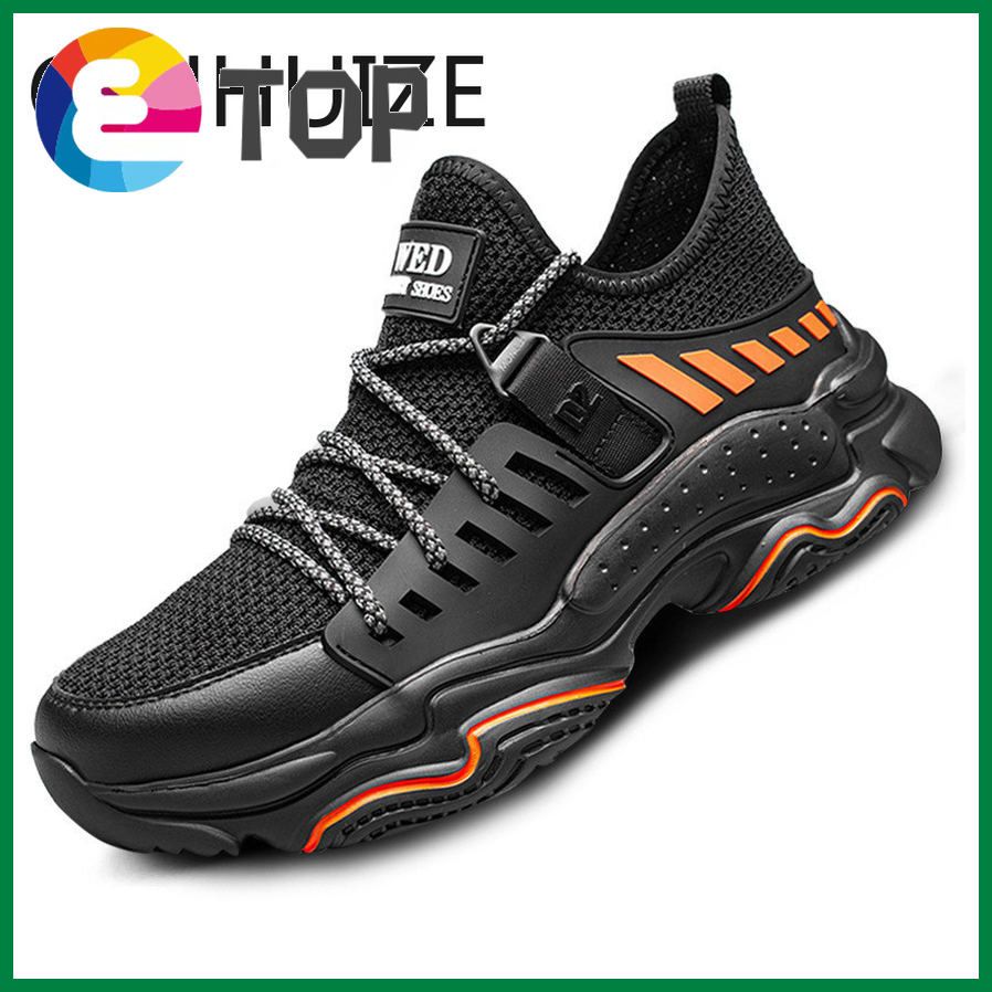 Fashion work safety shoes men's anti-smashing and anti-piercing wear-resistant steel-toed shoes soft work safety boots