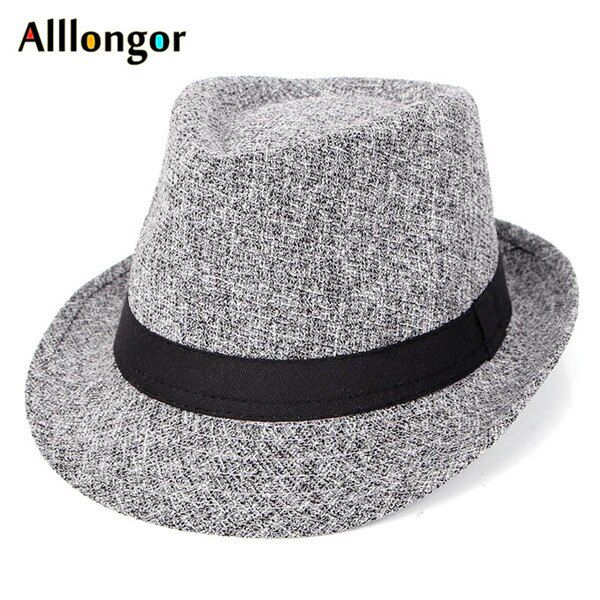 Autumn 2020 Winter chapeu Fedora Hat Men Black sombrero fedora hombre Retro derby Hat Trilby Red