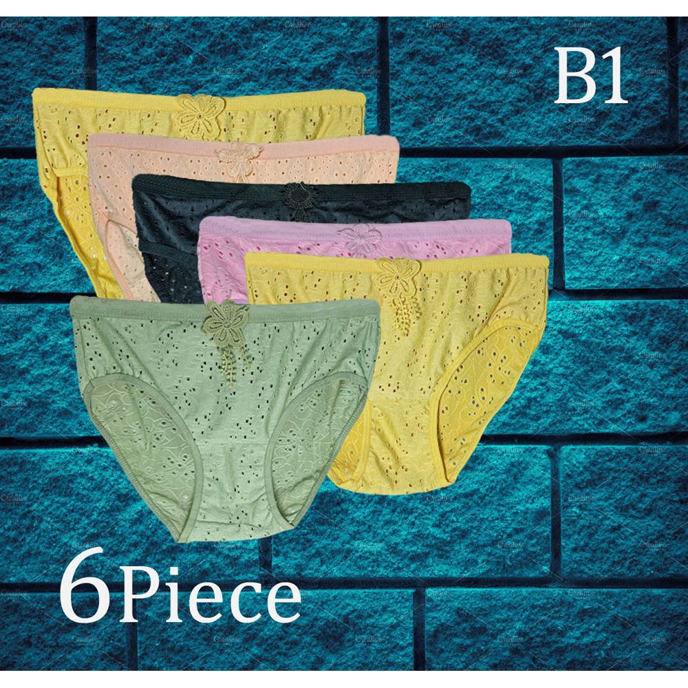 (6 pieces) Womens wear panty seamless panty comfortable And Soft panty