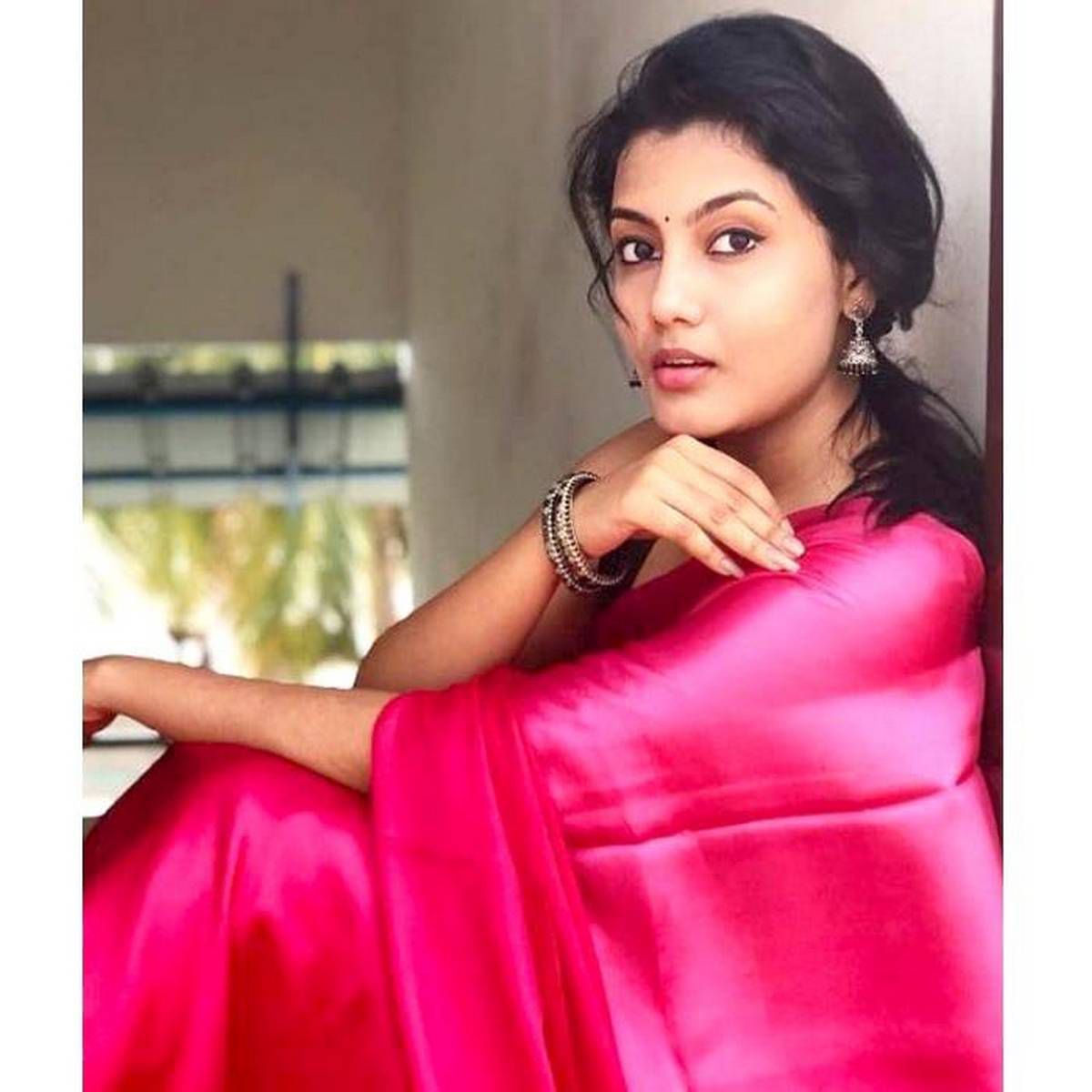 Japani Silk Saree for Women- Magenta