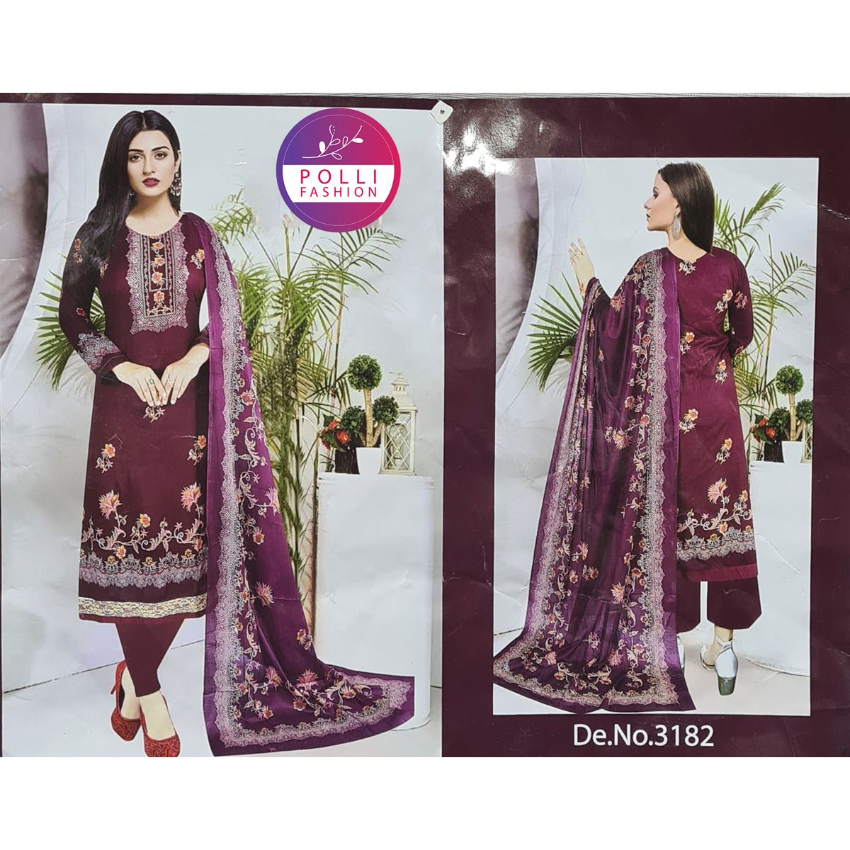 Comfortable pure Cotton Unstitched Exclusive Print, Indian Stylist, Fashionable Three Pics For Woman.