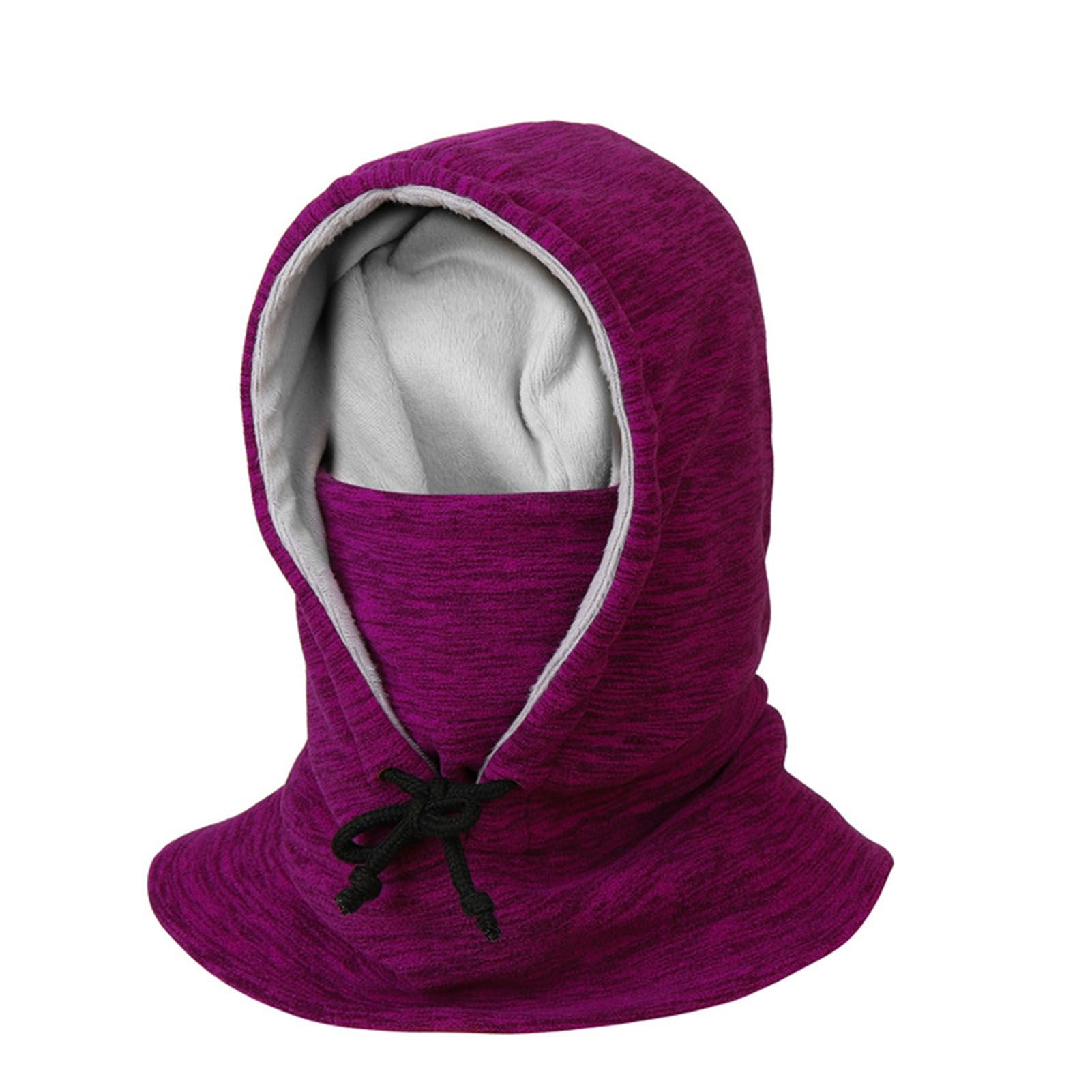 Autumn Hat Adjustable Drawstring Face Cover Scraf Cycling Cap