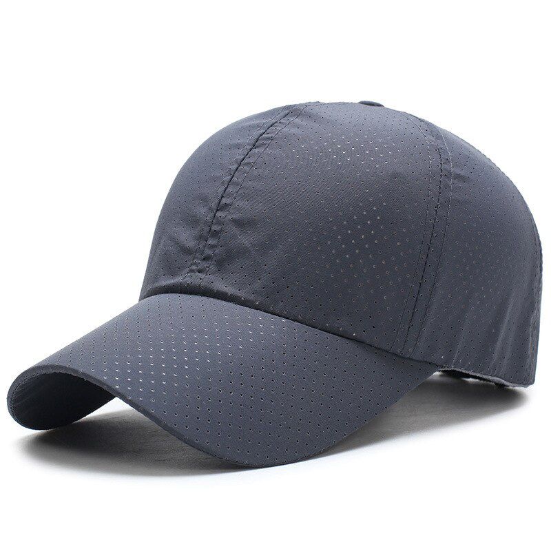 1pc 1pcs Baseball Cap Unisex Summer Solid Thin Mesh Portable Quick Dry Breathable Sun Hat Golf Tennis Running Hiking Camping