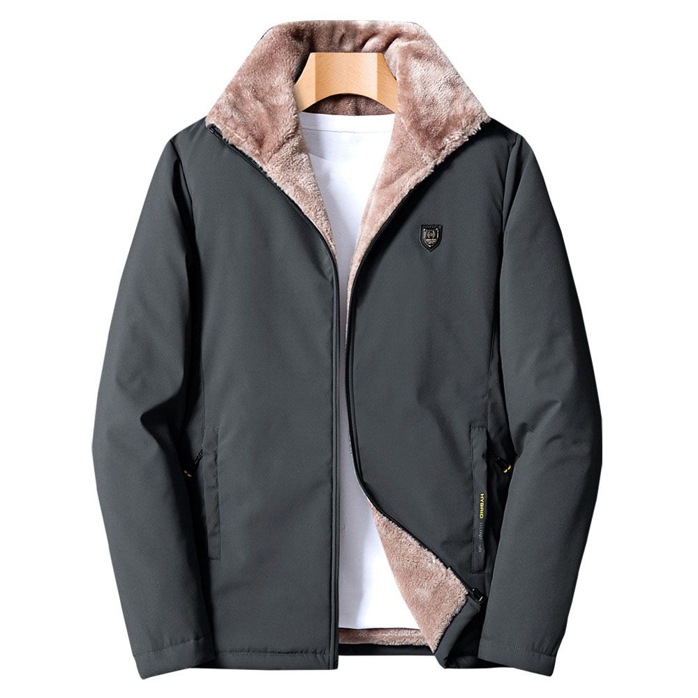 5XL Men Winter Casual Classic Warm Thick Fleece Parkas Jacket Coat Men Autumn Fashion Pockets Windproof Parka Men Plus Size