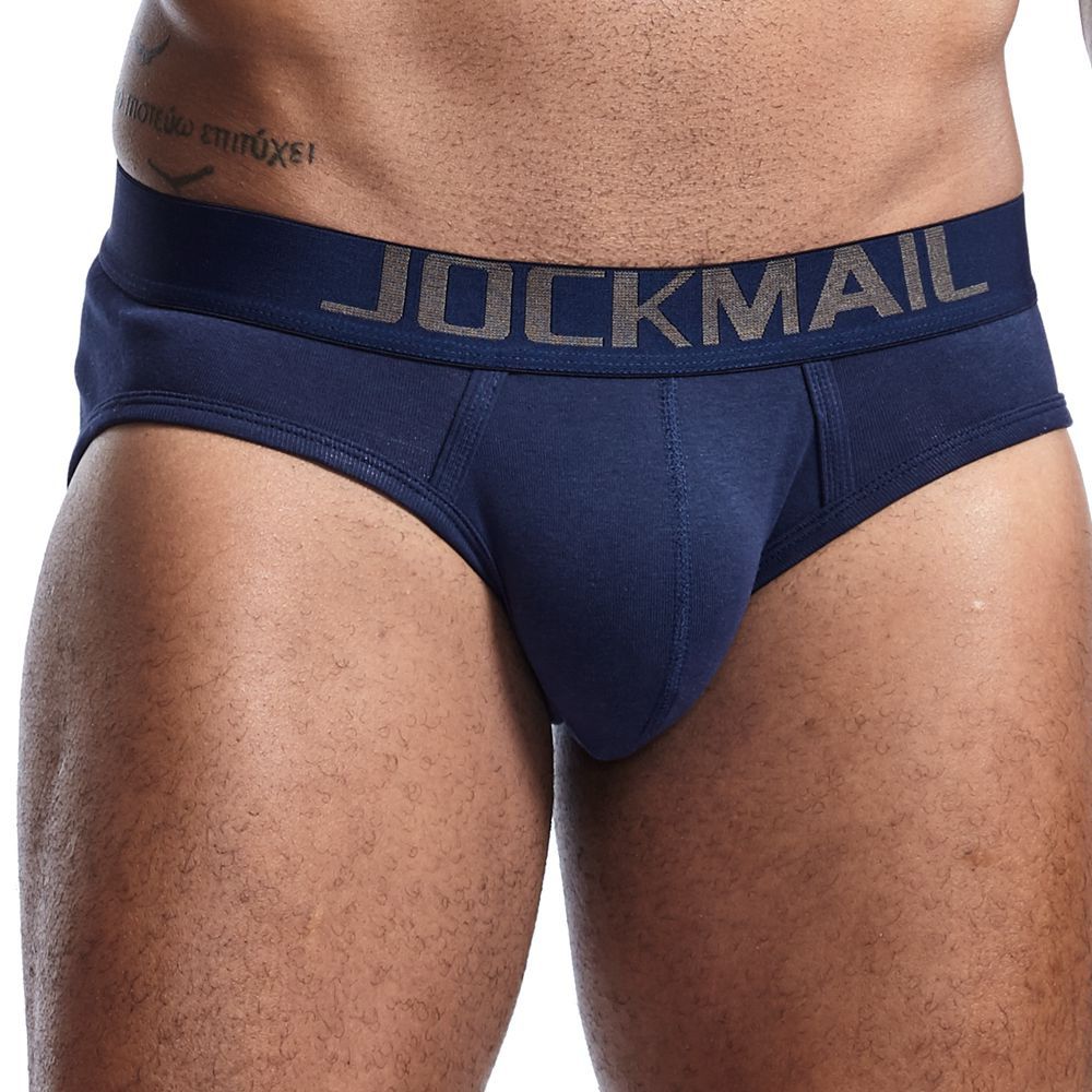 JOCKMAIL Men Briefs Men's Sexy Breathable Underpants Cottonl Comfortable Mens Shorts Cueca Gay Male Panties