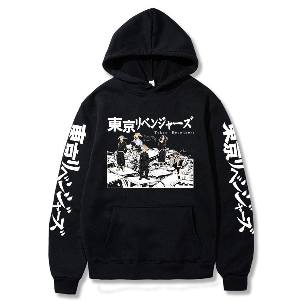 tokyo revengers hoodie sweatshirt men Anime oversize itself hooded bts sudaderas moletom men clothing off white ropa hombre