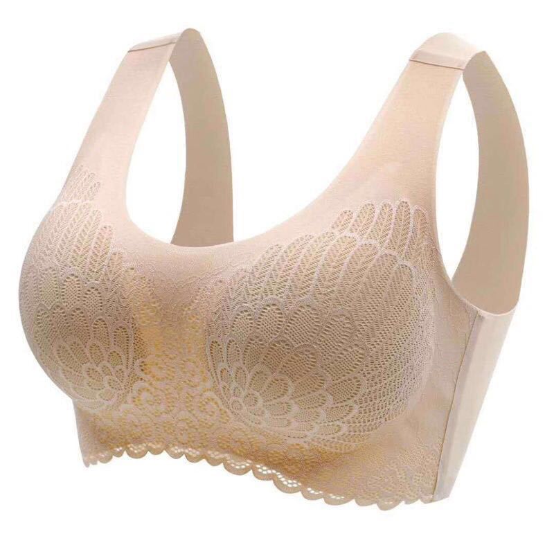 Dropshipping Plus Size Bra 3XL4XL Seamless Soft Bras For Women Underwear BH Lace Brassiere Push Up Bralette Vest Top Bra