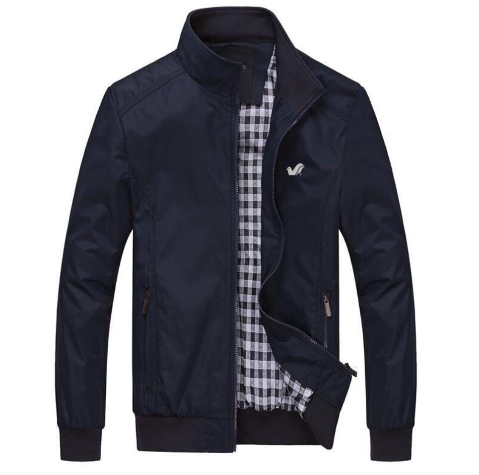 Ready Stock Men's Bomber Windbreaker Jackets Sportswear Waterproof Casual Outwear Jackets Coats Ship Within 24 Hours Size M - 6XL