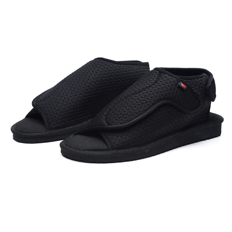 Spring and summer style wide ng leisure shoes for telderly foot swelling shoes foot bone postoperative Velcro shoes