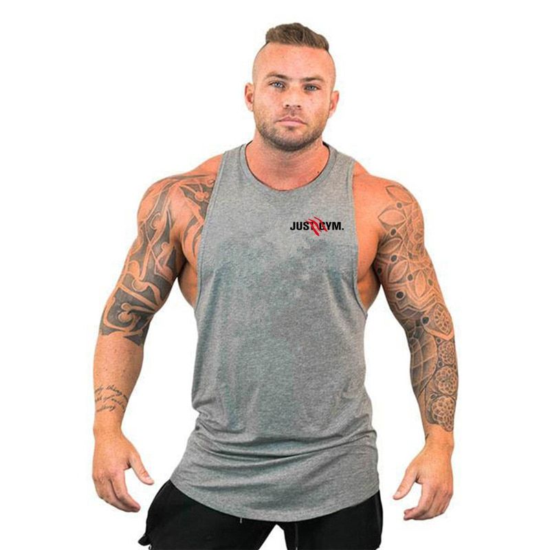 Gym Brand Clothing Beast Mode Bodybuilding TaTop Men Fitness Singlet Sleeveless Shirt Solid Cotton Muscle Undershirt Gyms Top