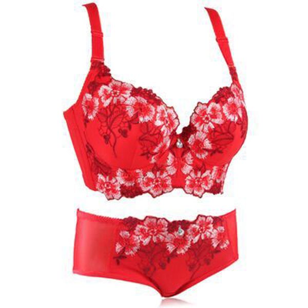 more  Colors women bra set  push up bra set women lingerie embroidery plus size bra and panty set women underwear set