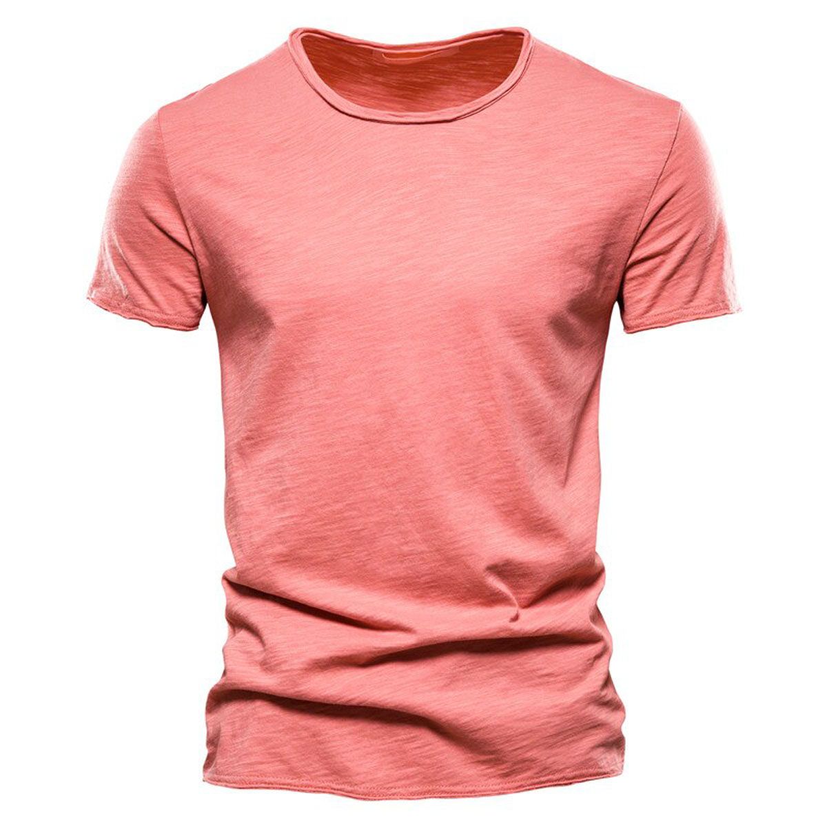 100% Cotton Men T-shirt Fashion Cut Design Slim Fit Soild Men's t-shirt Tops Tees Brasil Short Sleeve T Shirt For Men