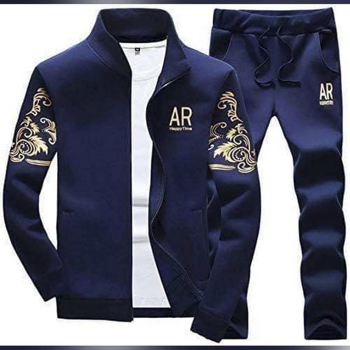 Blue Stylish Jacket with pant For Man