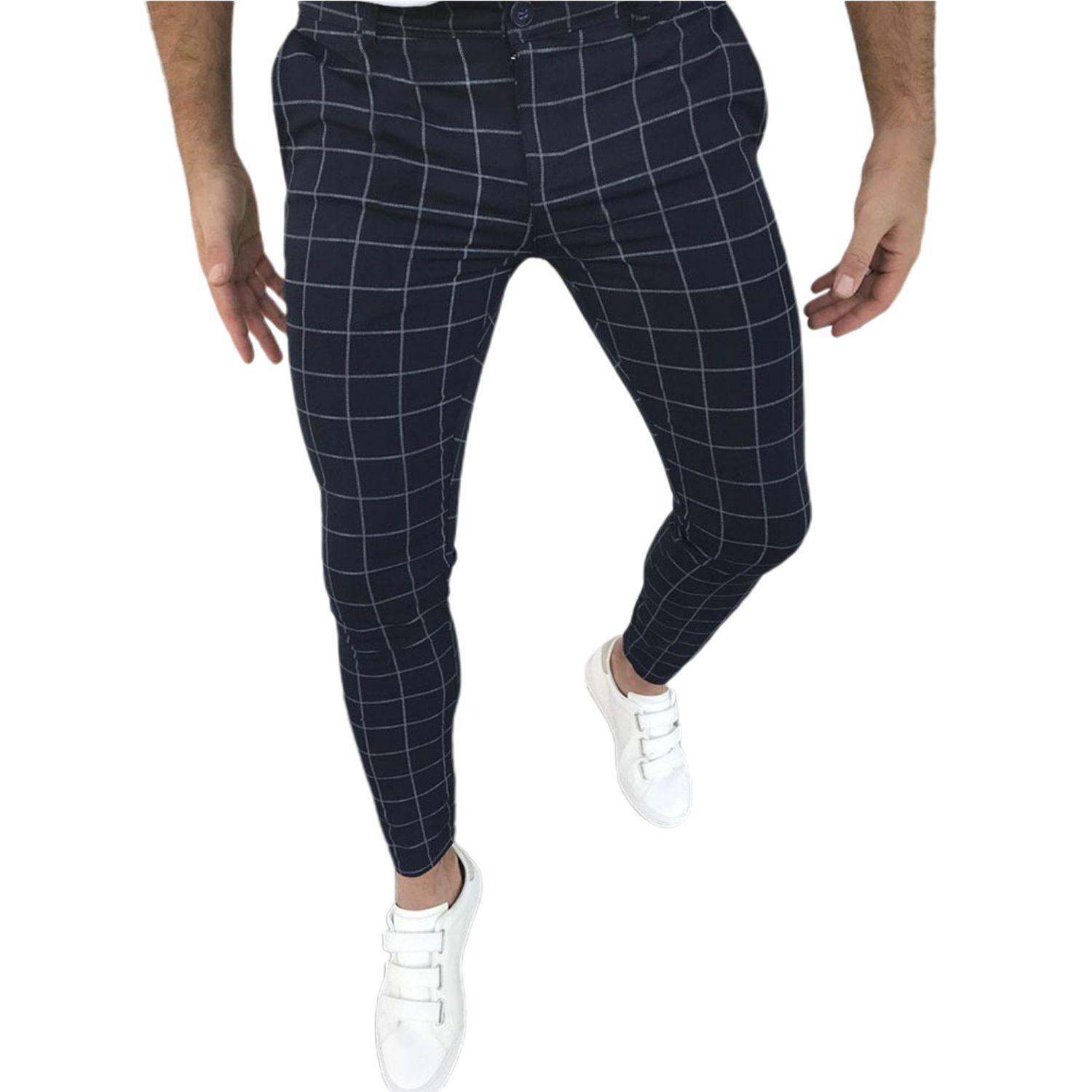Trousersd Waist Slim-fittingd-rise Pants