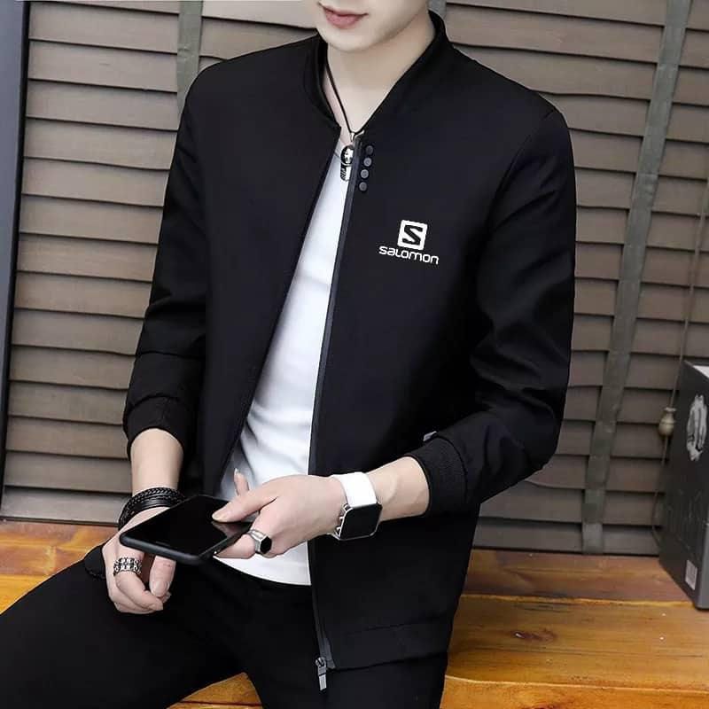 Salomon Black Bonded Jacket For Men