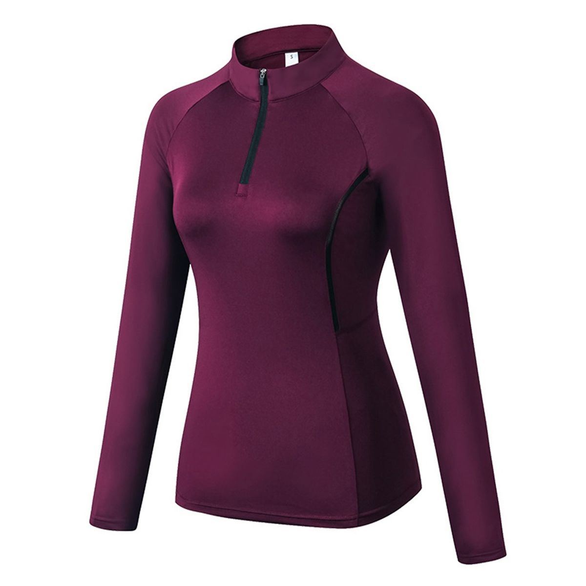 Autumn And Winter Fitness Running Yoga High Elastic Tights Quick Drying Stand Collar Sweater