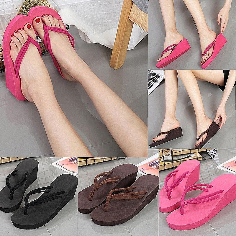 New Fashion Womens Summer Casual Flip Flops Beach Slippers Sandals Summer Shoes