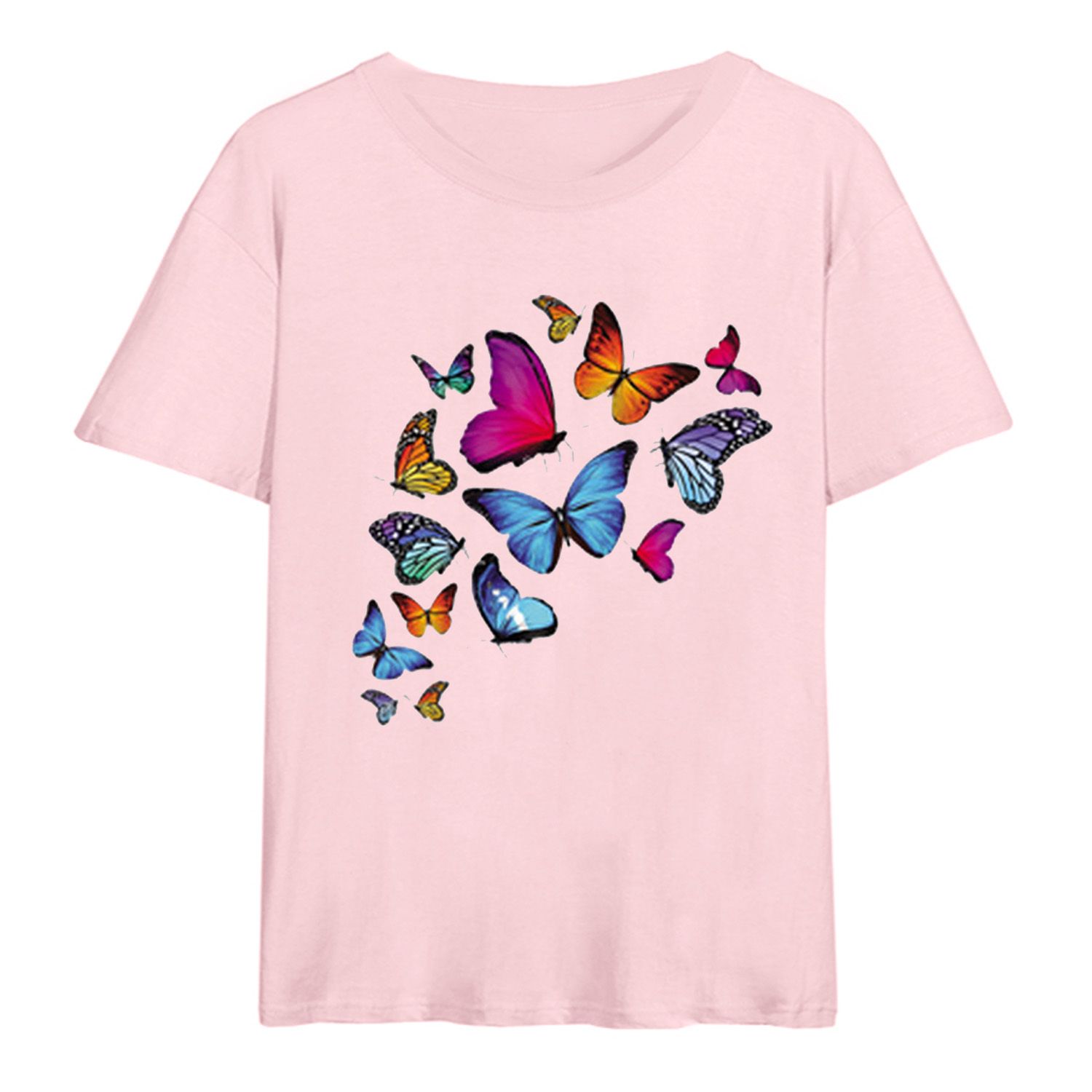 Summer Blouse Young Style O Neck Women T-shirt
