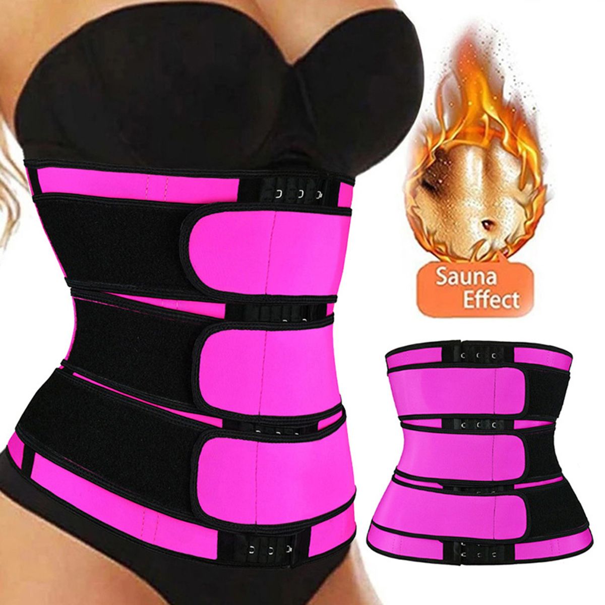 Lady Tightening Corset Postpartum Training Abdomen Exercise Adjustable Buckle Shapewear