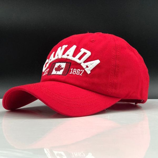 jiangxihuitian 2019 Hot simple Canada Letter Embroidery Baseball Snapback hat for Men Women Leisure cap wholesale