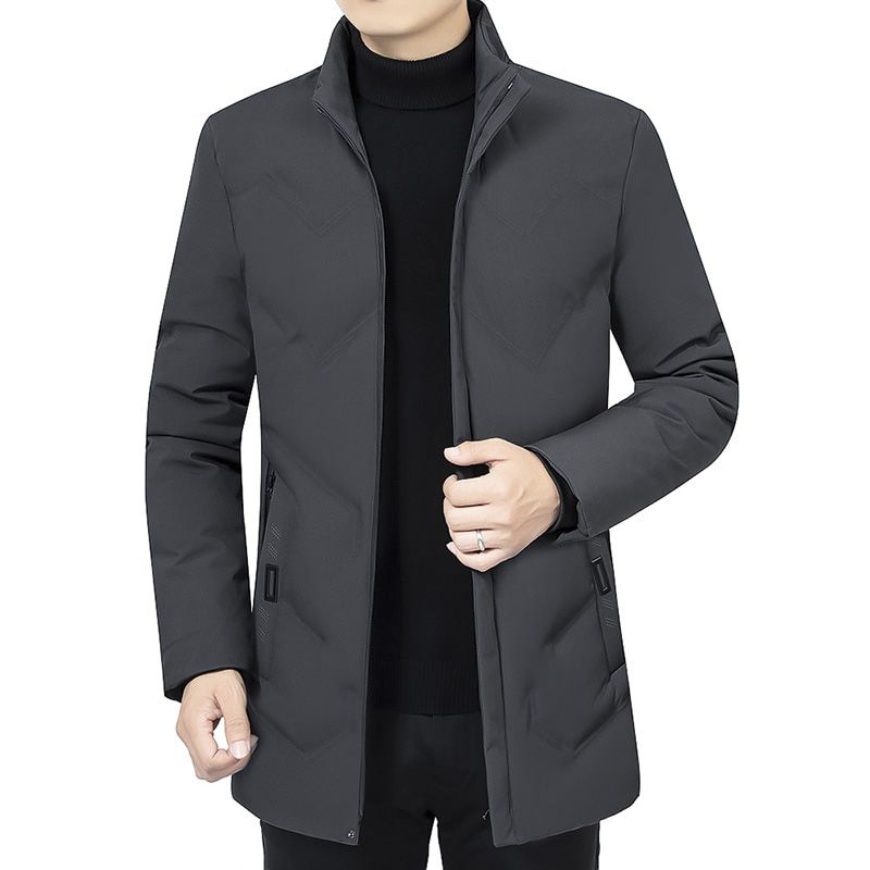 Winter Jacket Men Thicken Warm Men Parkas Hooded Coat Fleece Man's Jackets Outwear Windproof Down Parka