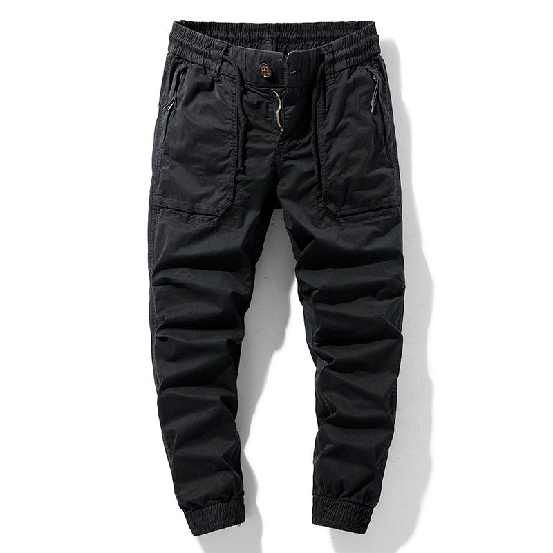 Summer  Green Outdoor Cargo Pants Men Tactical Pants Casual Loose Multi Pocket Jogger Cargo Pants Men Big Size 29-38