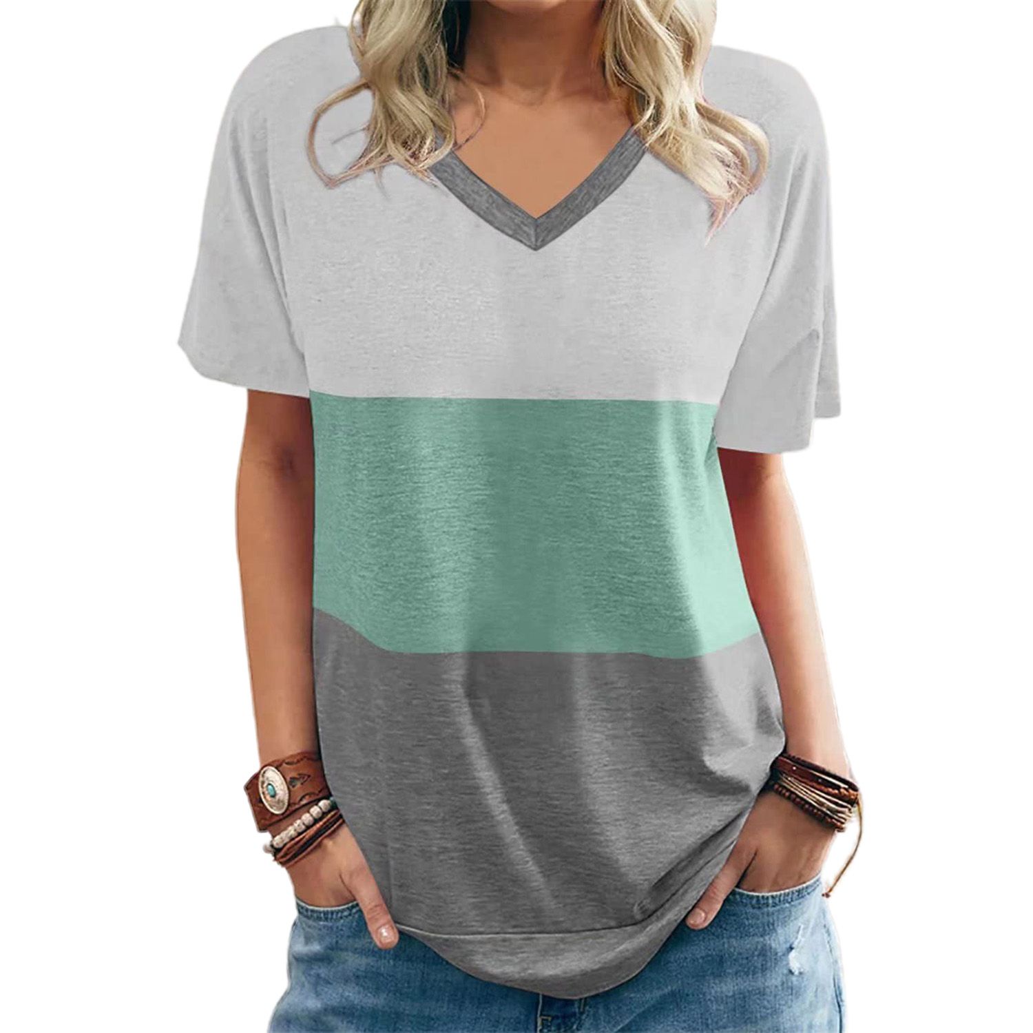 Women Shirt Eye-catching Easy-wearing Short Sleeve Tops Women Apparel