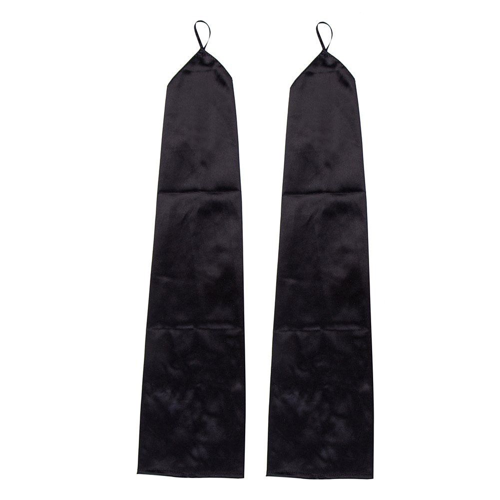 Fashion Long Gloves Satin Opera Evening Party Prom Costume Gloves Women Fingerless Gloves Sun Protection Driving Mittens