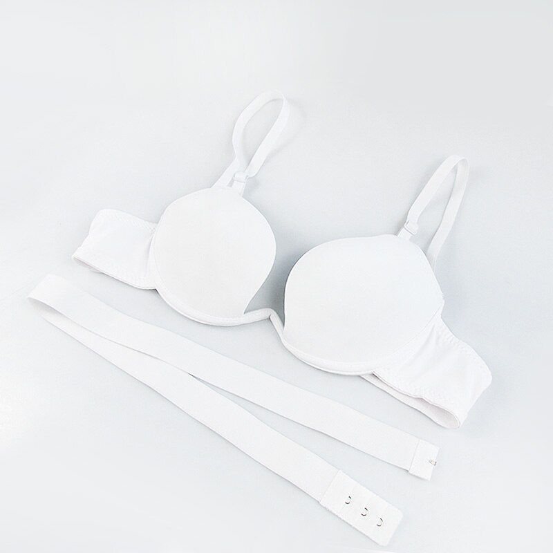 Women Lingeries U Backless Bras Underwear Deep U Low Cut Push Up Bra  ECMLN Female Breathable Bralette