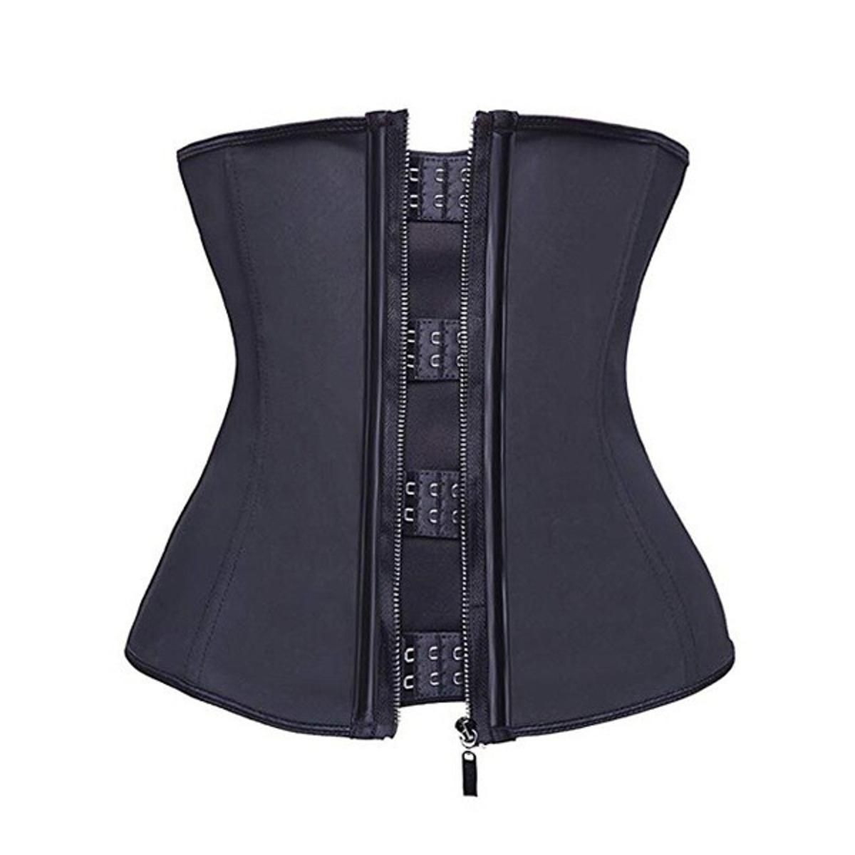 Women's Waist Trainer Corset Zipper Body Shaper Girdle Slim Breathable Tummy Control Belt Sexy Slimming Waistband