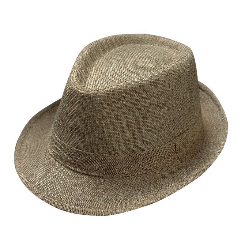 summer Fedora Hat Men Fashionable Elegant Vintage Black Women White Red Brim 1920s Panama Top Jazz Beach Unisex Classic