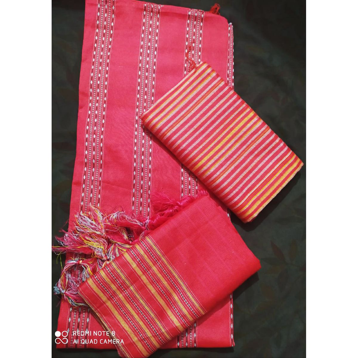 BUY 1,GET 1...New Unstitched High Quality Tate Cotton  Three Piece For Women. buy 1,get 1