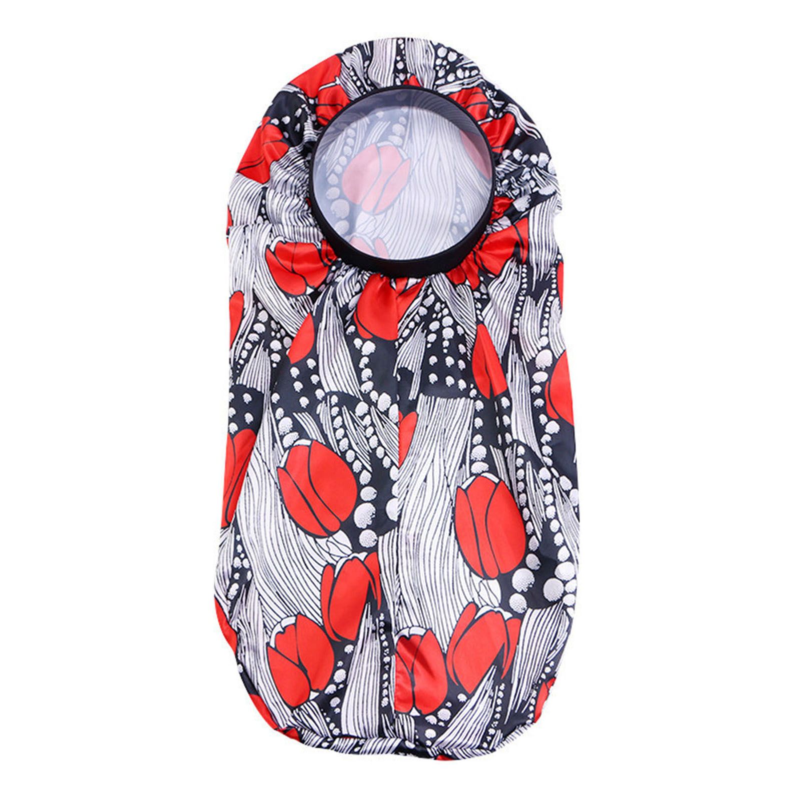 Shower Hat Soft African Print Breathable Long Sleep Cap
