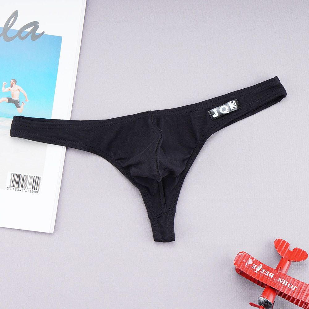 hot Men's T-Back G-String Briefs Sexy lingerie Breathable tanga hombre Fashion Thong Male Gay   men