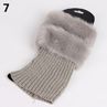 Women\'s Autumn Winter Fashion Furry Ribbed Boot Cuffs Boot Toppers Leg Warmers