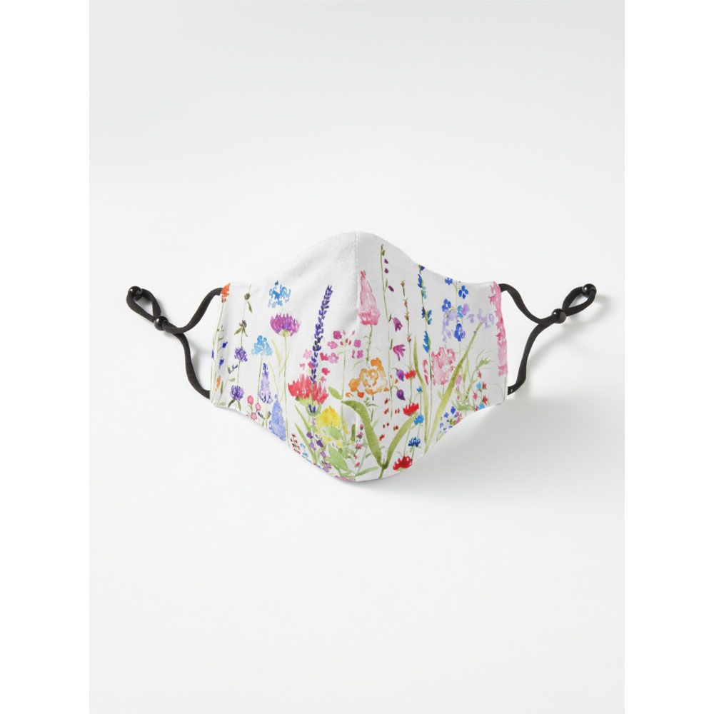 Colorful Flower  Six Layer Face Mask For Men And Women Gaming Mask With Adjustable Ear Loop And Digital Print Face Mask Graphics Print Anime Mask