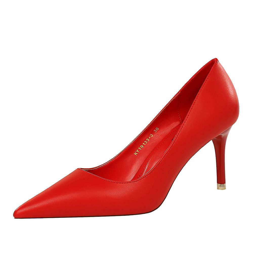 Fashion High-Heeled Shoes Woman Pumps Pointed Toe Stiletto High Heels Office Ladies Shoes