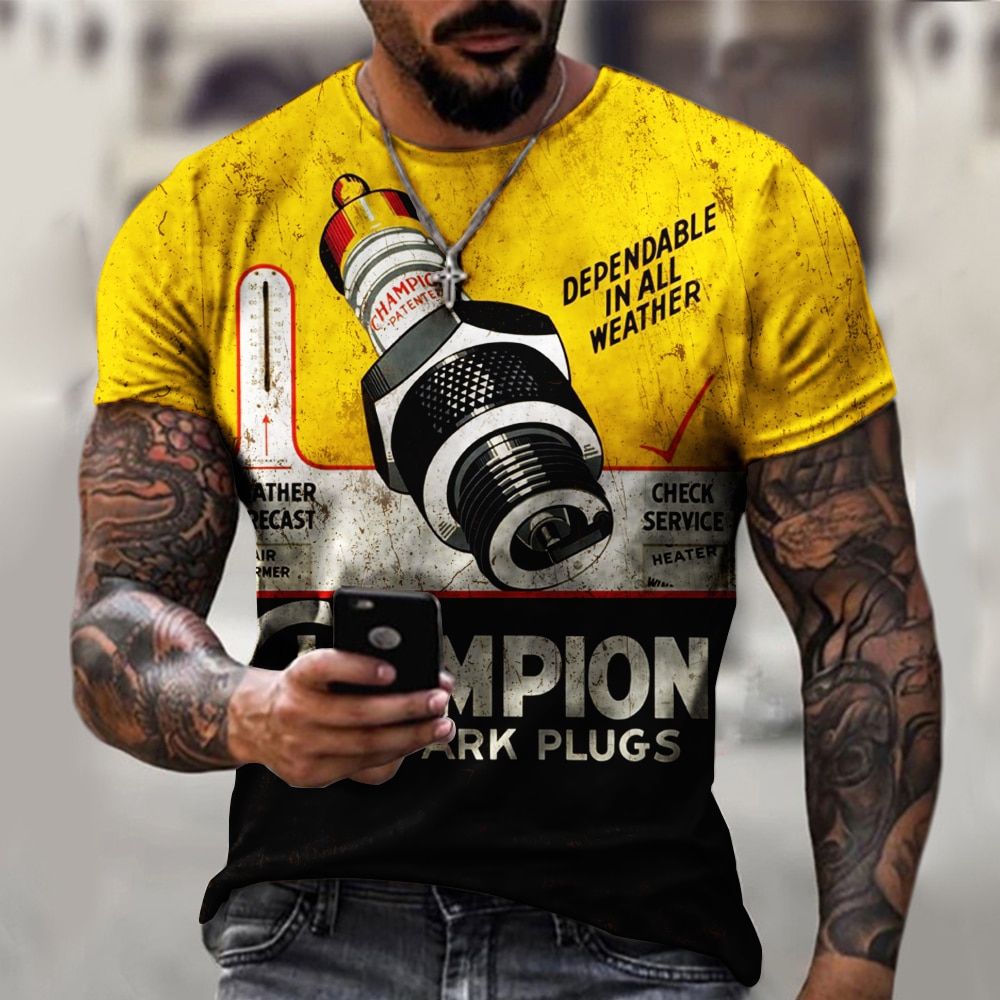 summer Mens T-shirt Oversized Vintage Short Sleeve Summer Tshirts Fashion Harajuku Ethnic Letters Print 3D T Shirts Men