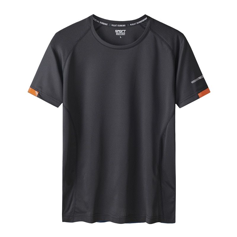 Quick Dry Sport T Shirt Men'S 2022 Short Sleeves Summer Casual We Plus OverSize 6XL 7XL 8XL 9XL Top Tees GYM Tshirt Clothes
