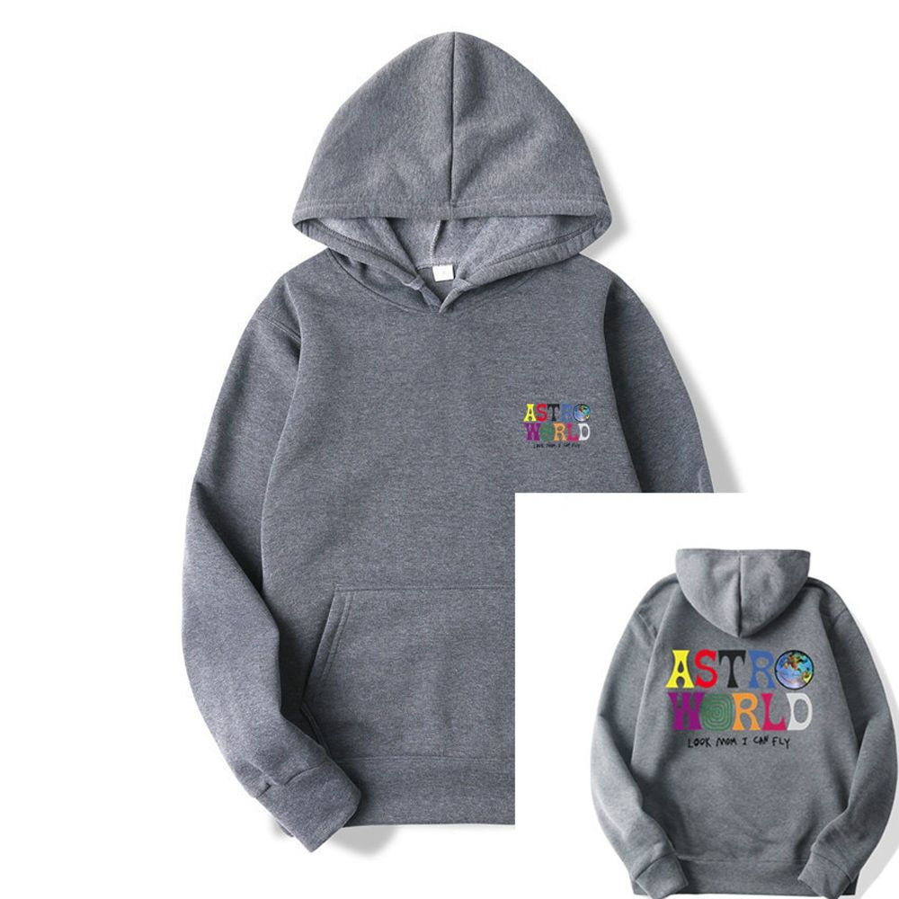 TRAVIS SCOTT ASTROWORLD WISH YOU WERE HERE HOODIES Fashion Letter ASTROWORLD HOODIE Streetwear Man Woman Pullover Sweatshirt
