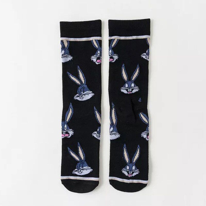 Cartoon Rabbit Sock Casual Hip Hop Creative Soft Comfortable Novelty SOCKS Men Women Breathable Cotton Hip Hop Sock