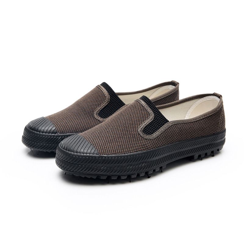 LuTai  Men Labour Protection Work Shoes Farmland Harvesting Wear-Resistant Rubber Sole Shoes