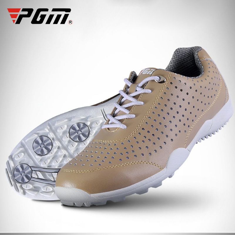 PGM Golf Non-slip Breathable Waterproof PU Sneakers Outdoor Sport Shoes for Men